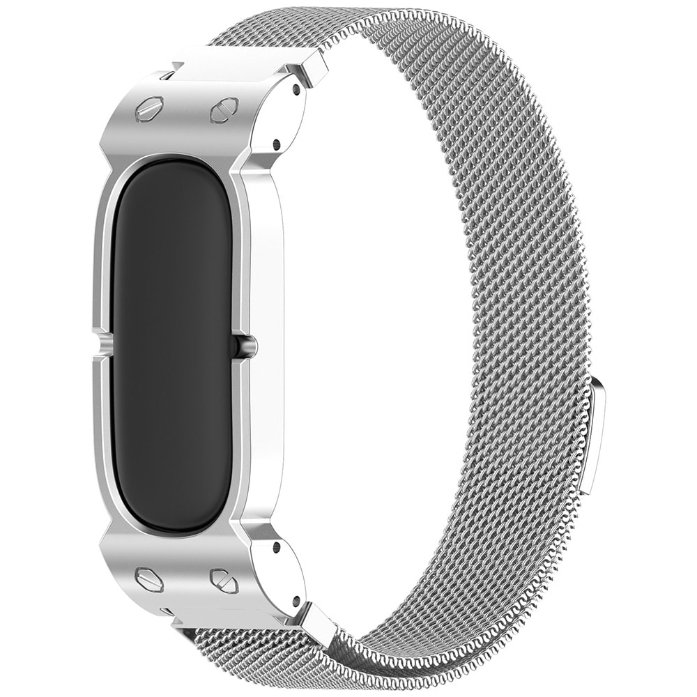 Magnetiskt klockarmband för Google Fitbit Air - Silver / Metallarmband / Magnetrem