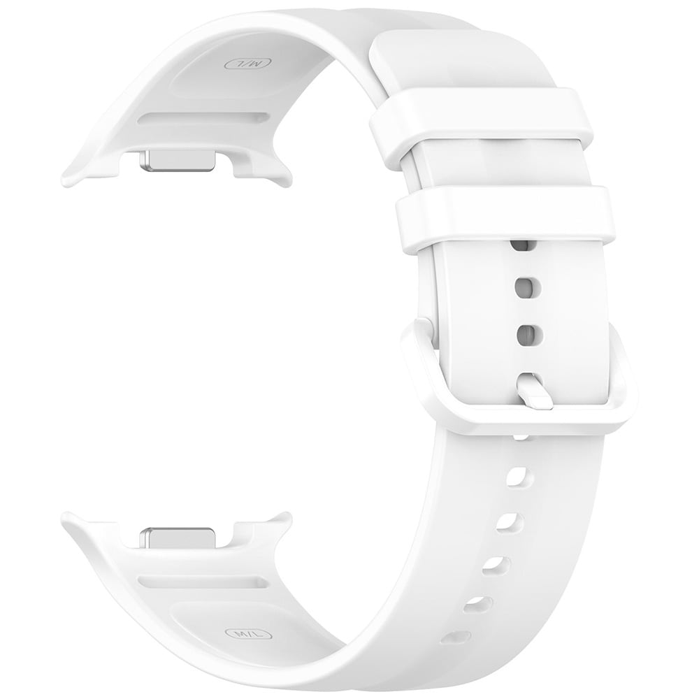Klockarmband i silikon för Samsung Galaxy Watch9 - Vit, storlek L / Klockarmband / Smartklockearmband