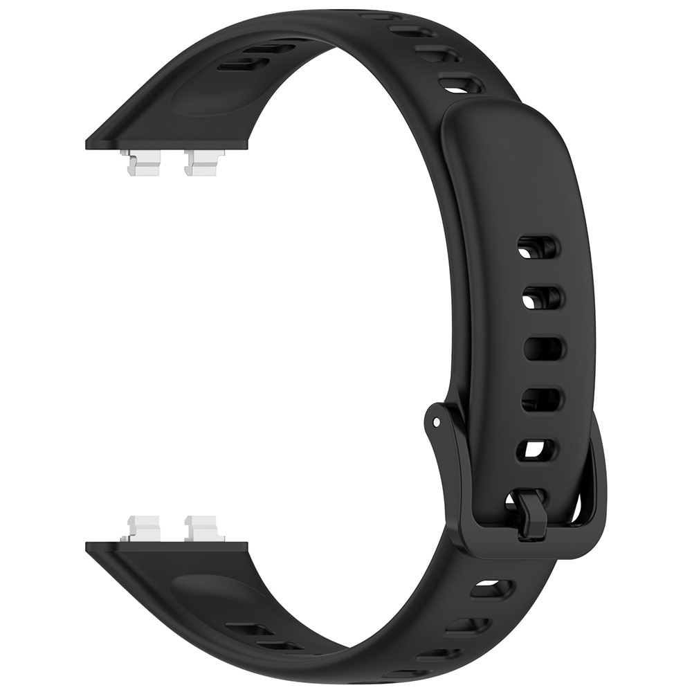 Klockarmband i silikon för Huawei Band 11 Pro - Svart / Klockarmband / Smartklockearmband