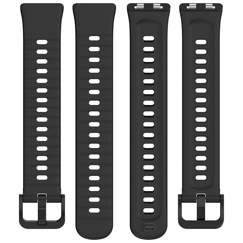 Silikonarmbånd til Huawei Band 11 Pro – Svart / Silikonarmbånd / Sportarmbånd