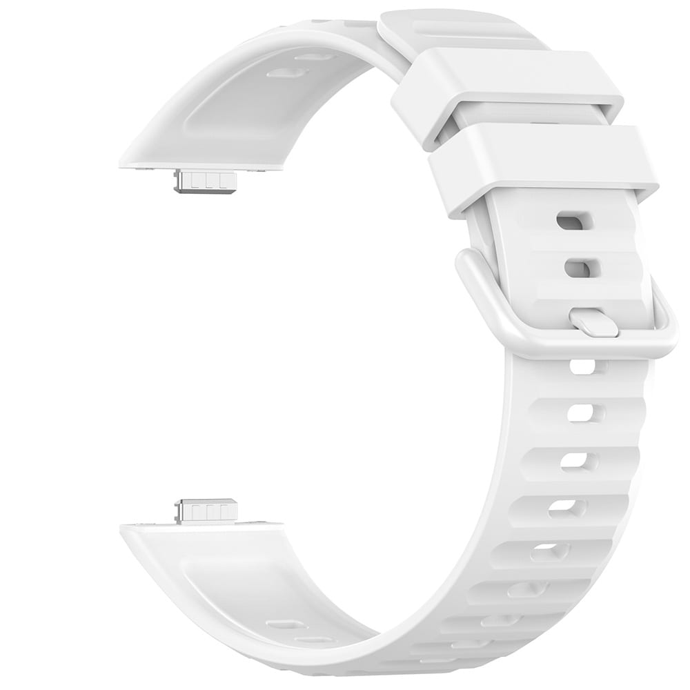 Klockarmband i silikon för Huawei Watch Fit5 Pro - Vit / Silikonrem / Smartklockearmband