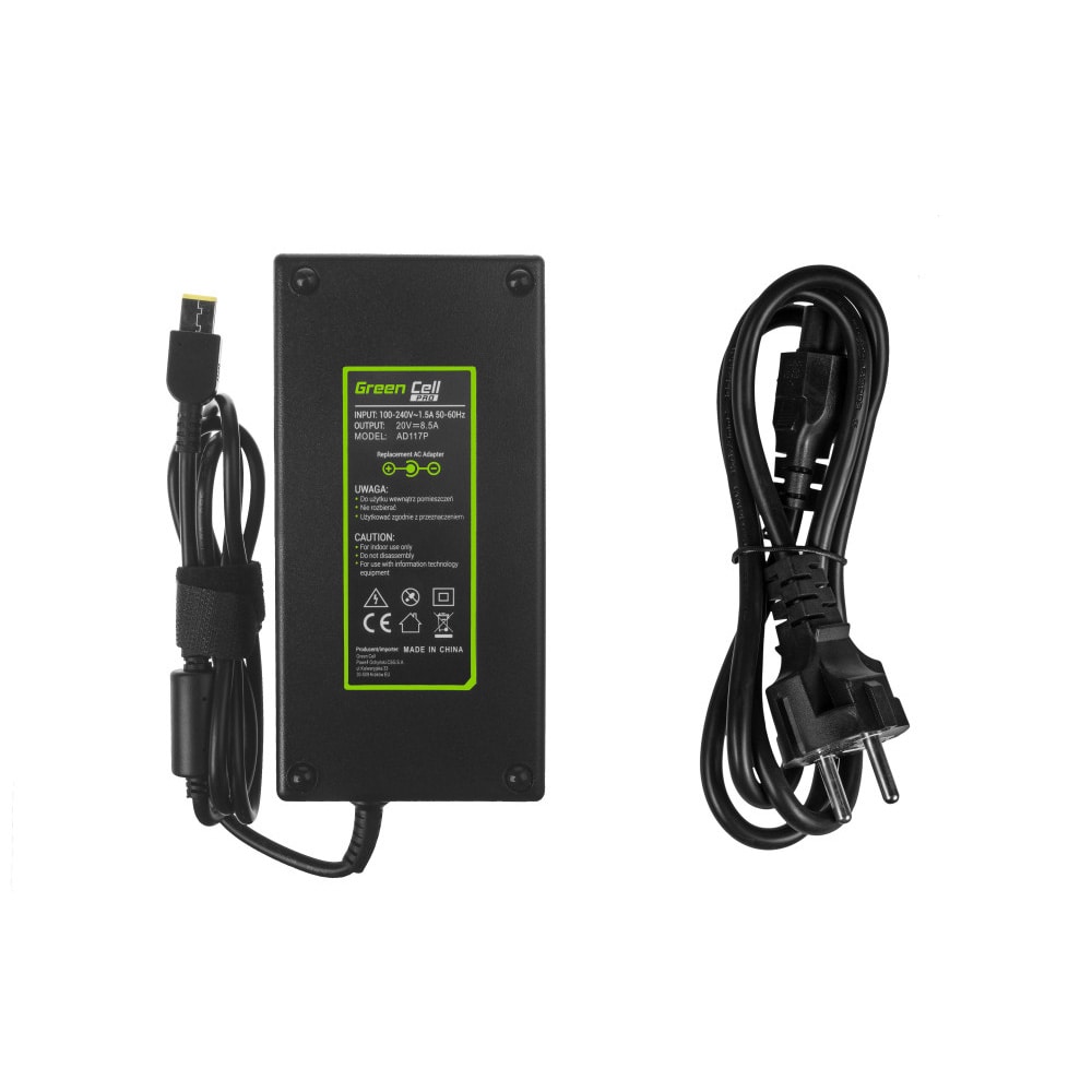 Green Cell laddare till Lenovo Legion 5-15, 170 W / Laptopladdare / Nätadapter