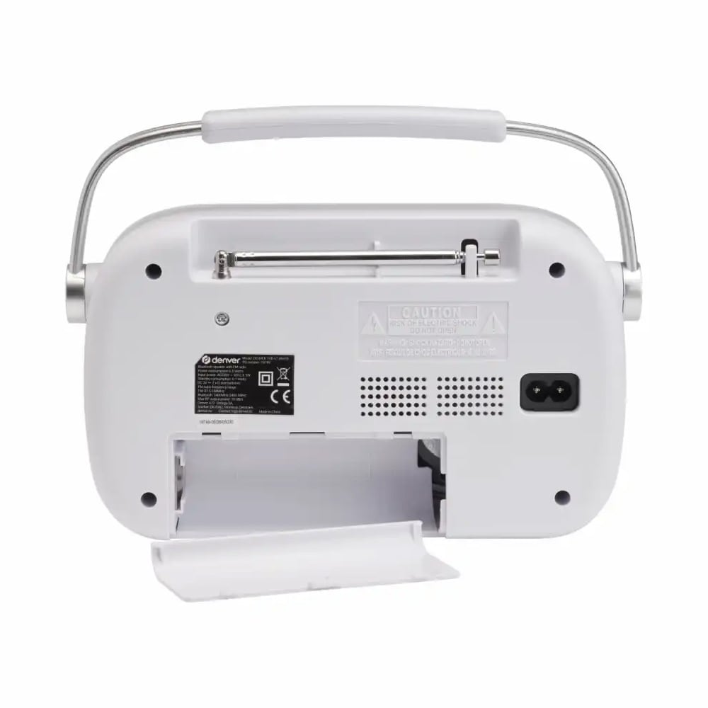 FM Radio med bluetooth - Vit / FM-radio / Bluetooth-radio