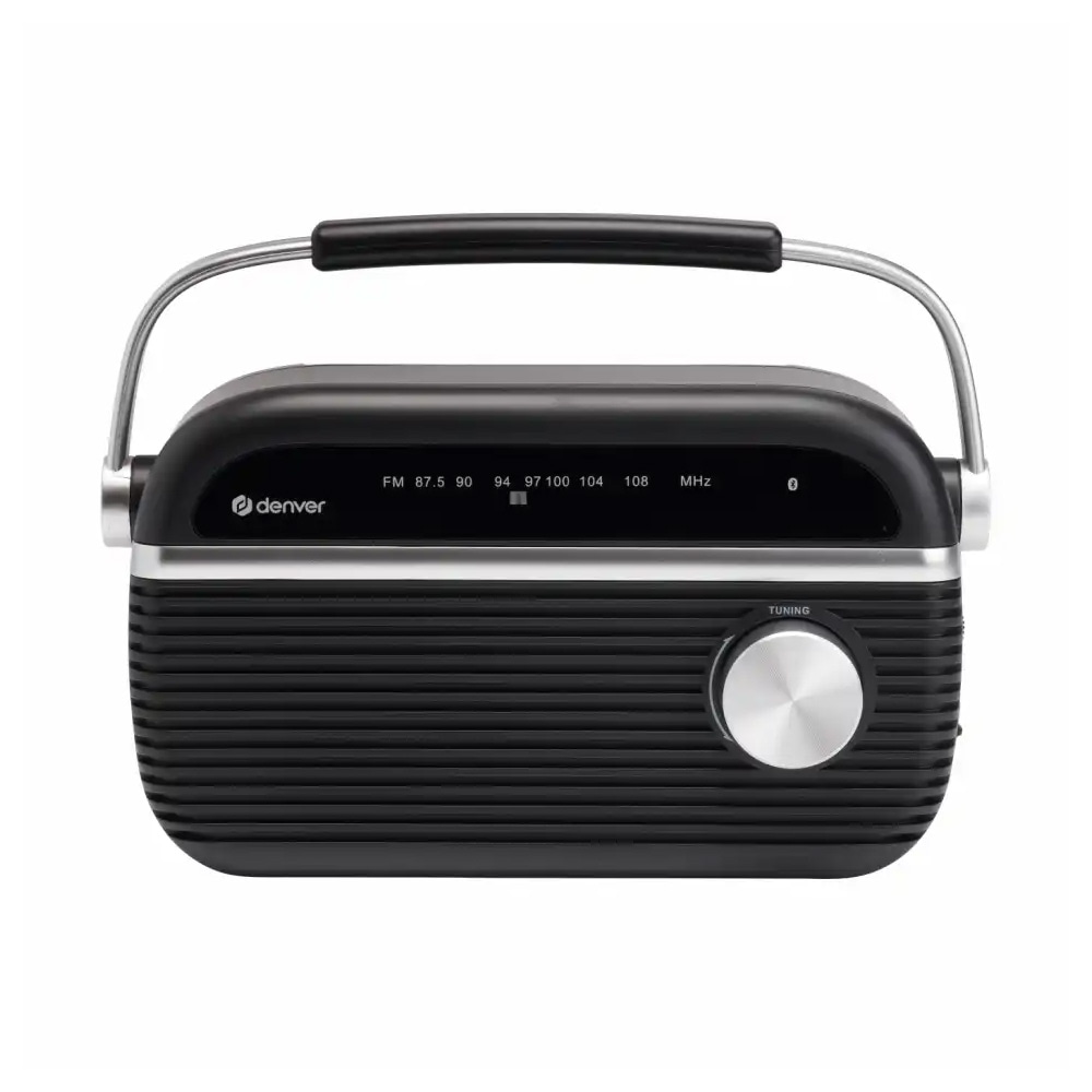 FM Radio med bluetooth - Svart / FM-radio / Bluetooth-radio