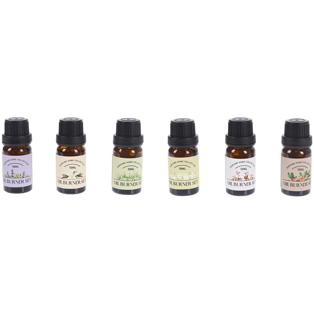 Doftoljor 6-pack 10ml i glasflaska / Aromaset / Doftoljepaket