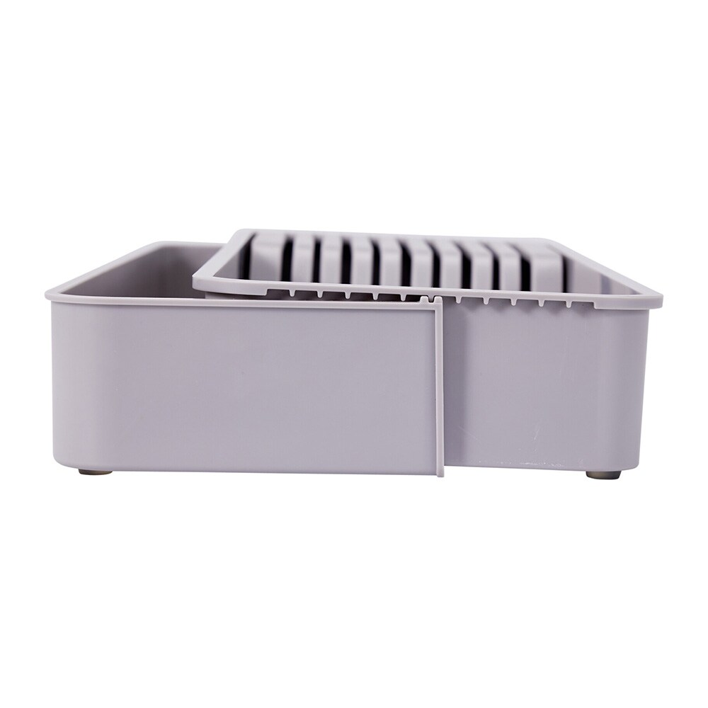 Udtrækkelig bestikindsats 39,5 x 14–22,8 cm / Justerbar bestikskuffe / Bestikorganizer