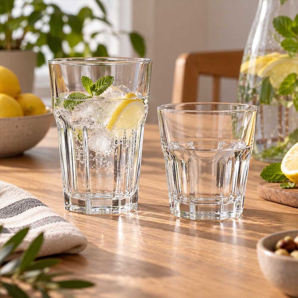 Dricksglas 12-pack (6x250ml + 6x350ml) / Dricksglas / Serveringsglas