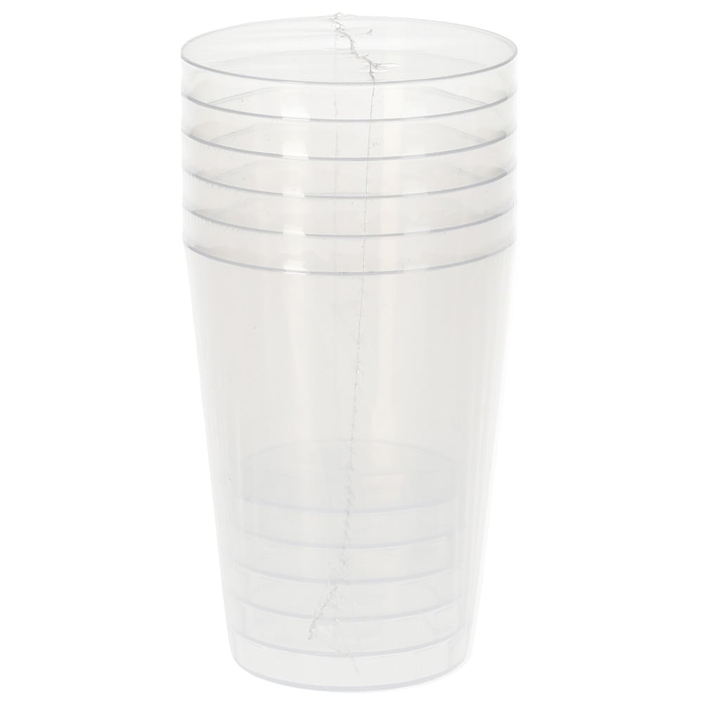 12-pack Dricksglas i plast 280ml - Transparent / Plastglas / Återanvändbara dricksglas
