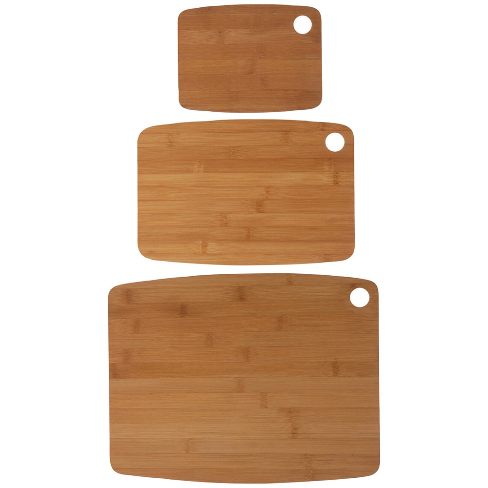Skärbrädor i bambu 3-pack / Bambuskärbrädor / Skärbrädeset