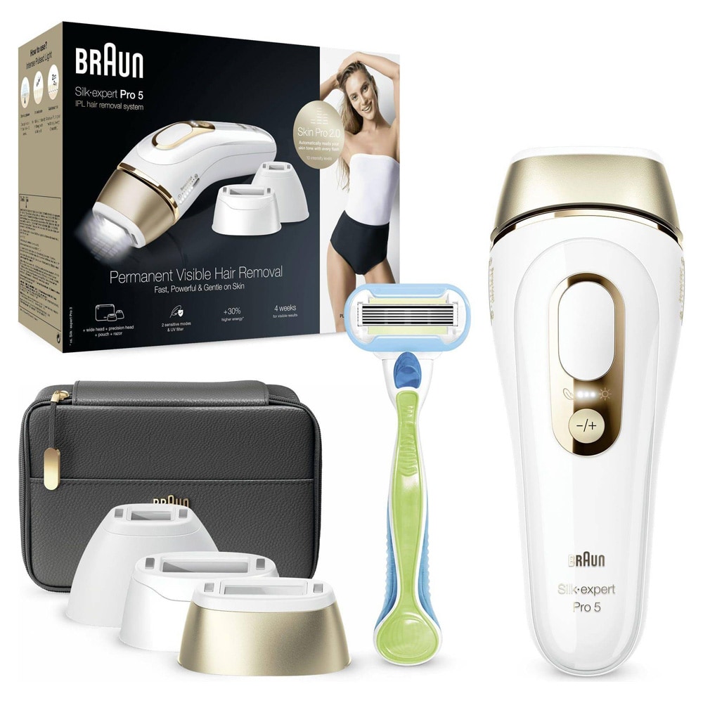 Braun Silk-expert Pro 5 PL5243 / IPL-hårborttagare / Ljusbaserad hårborttagning