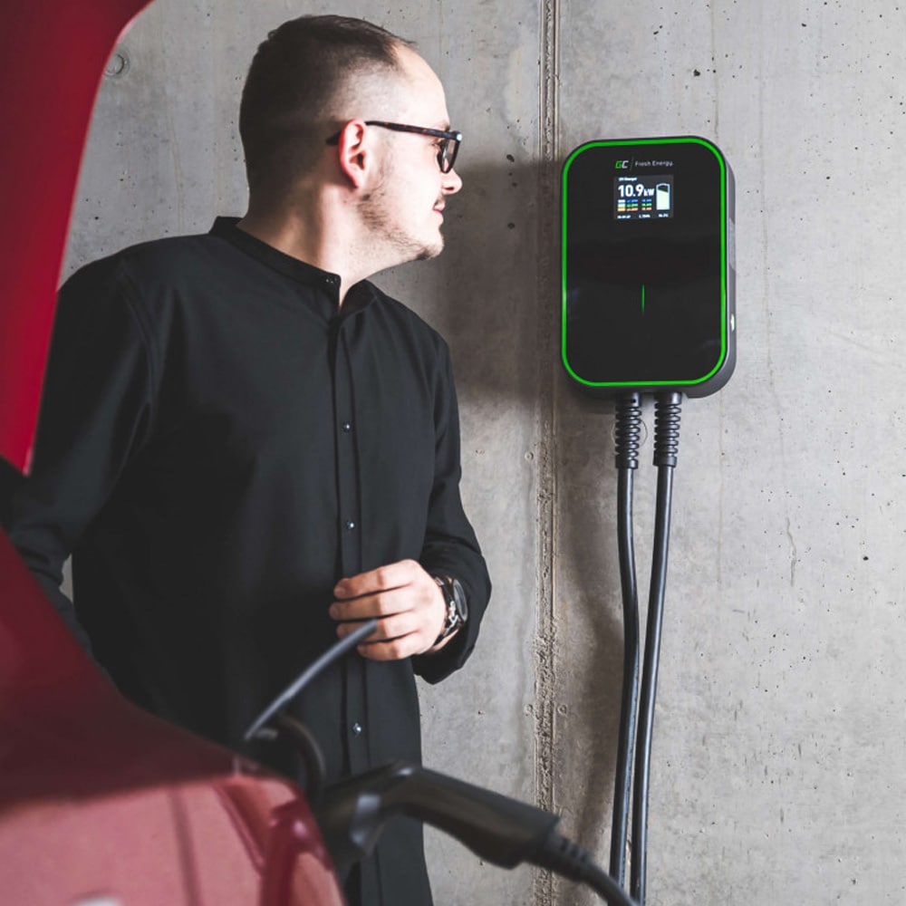 Green Cell EV PowerBox EV14 sähköauton latausasema 22 kW 32 A, Type 2 6 m, IP66