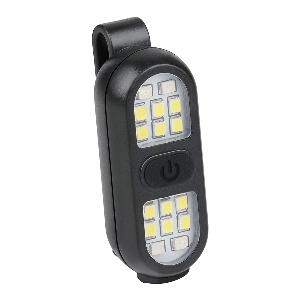 Clipslampa LED Uppladdningsbar - Svart / Klämlampa / Läsbelysning med klämfäste
