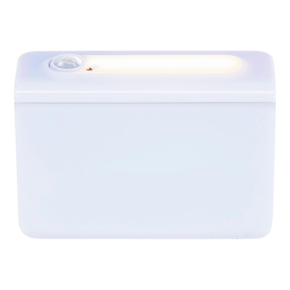 LED-lampa med rörelsesensor och varmvitt ljus - Svart / Rörelsestyrd LED-lampa / LED-lampa för vägg