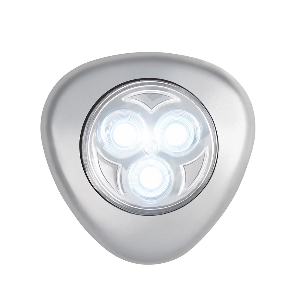 Batteridrivna Spotlights LED Ø70 mm 5-pack / Trycklampor / Självhäftande LED-ljus