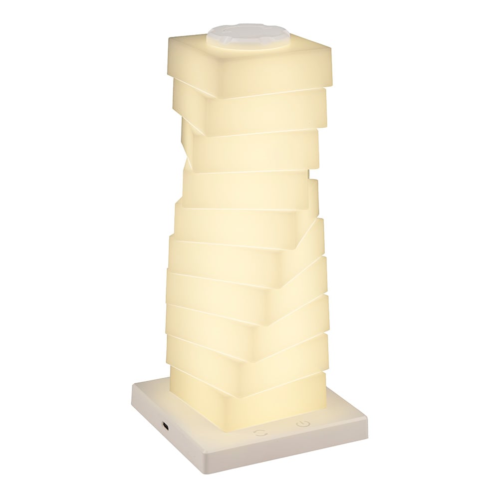 Stämningslampa färgskiftande 26 cm Fyrkantig / Multicolor LED-lampa / Fyrkantig stämningsbelysning