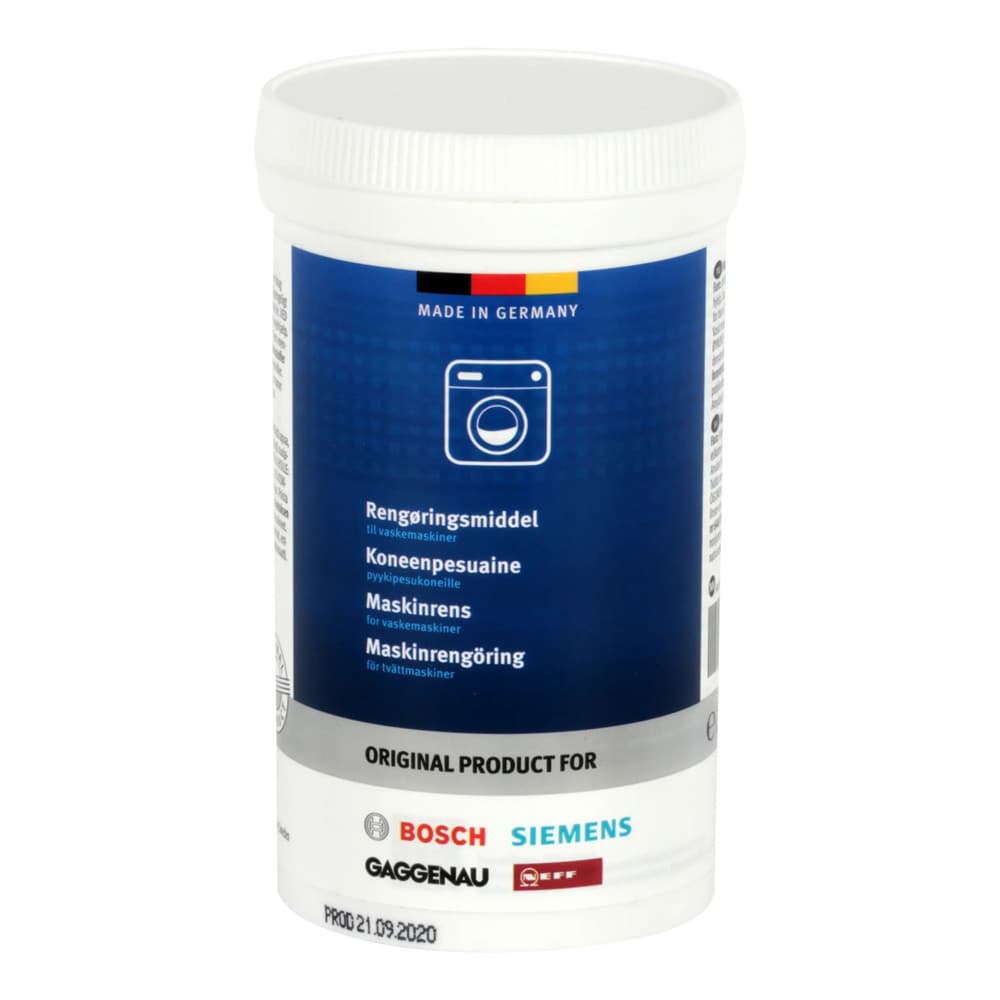 Bosch Siemens Maskinrengöring / Rengöringspulver för tvättmaskin / Originalrengöring