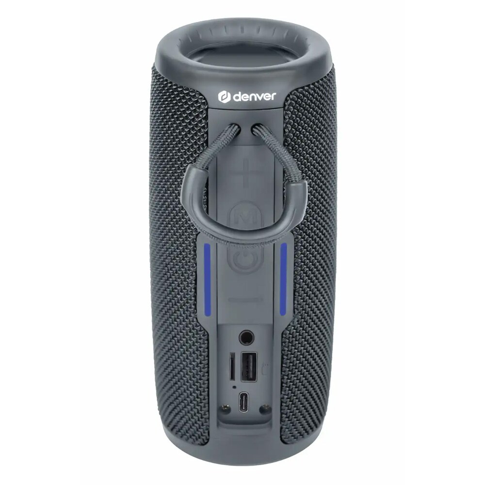 Denver BTV-150GR Bluetooth-högtalare - Grå / trådlös högtalare / portabel högtalare