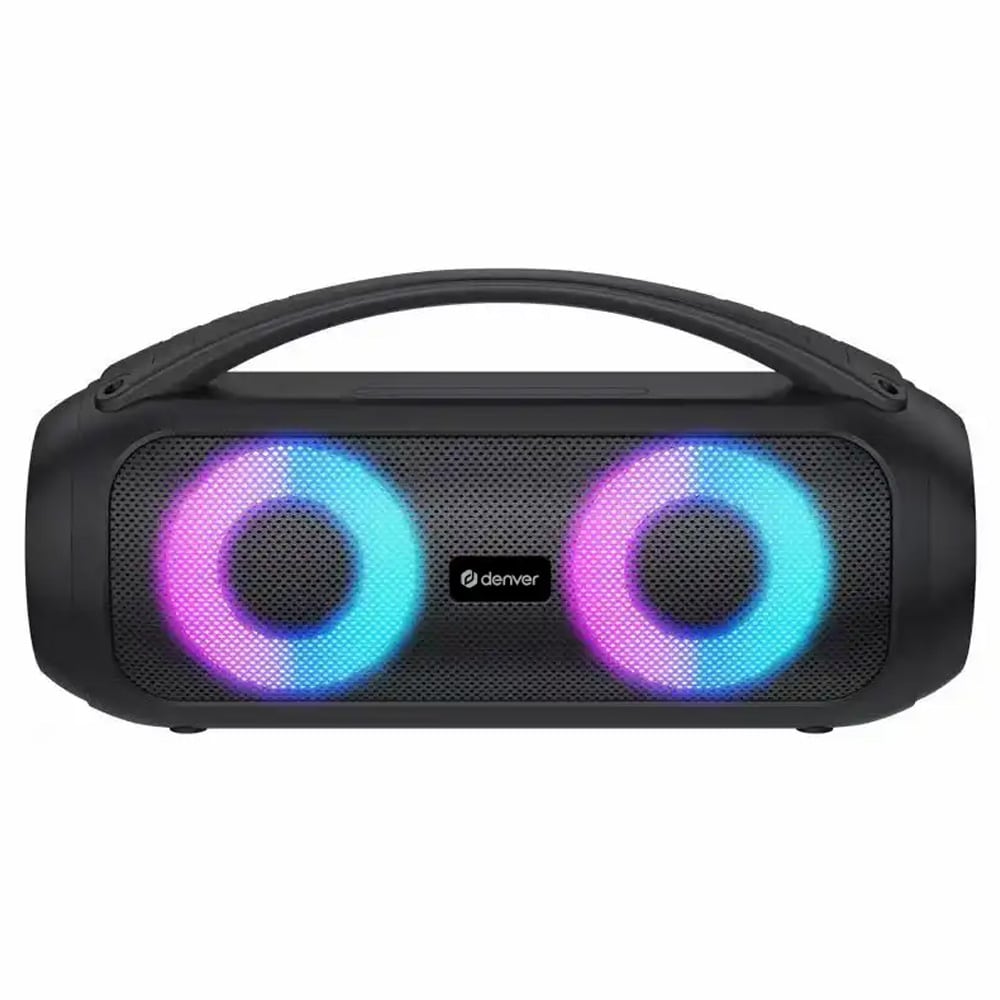 Denver BTG-618 Boombox med LED / Bluetooth-högtalare / partyhögtalare