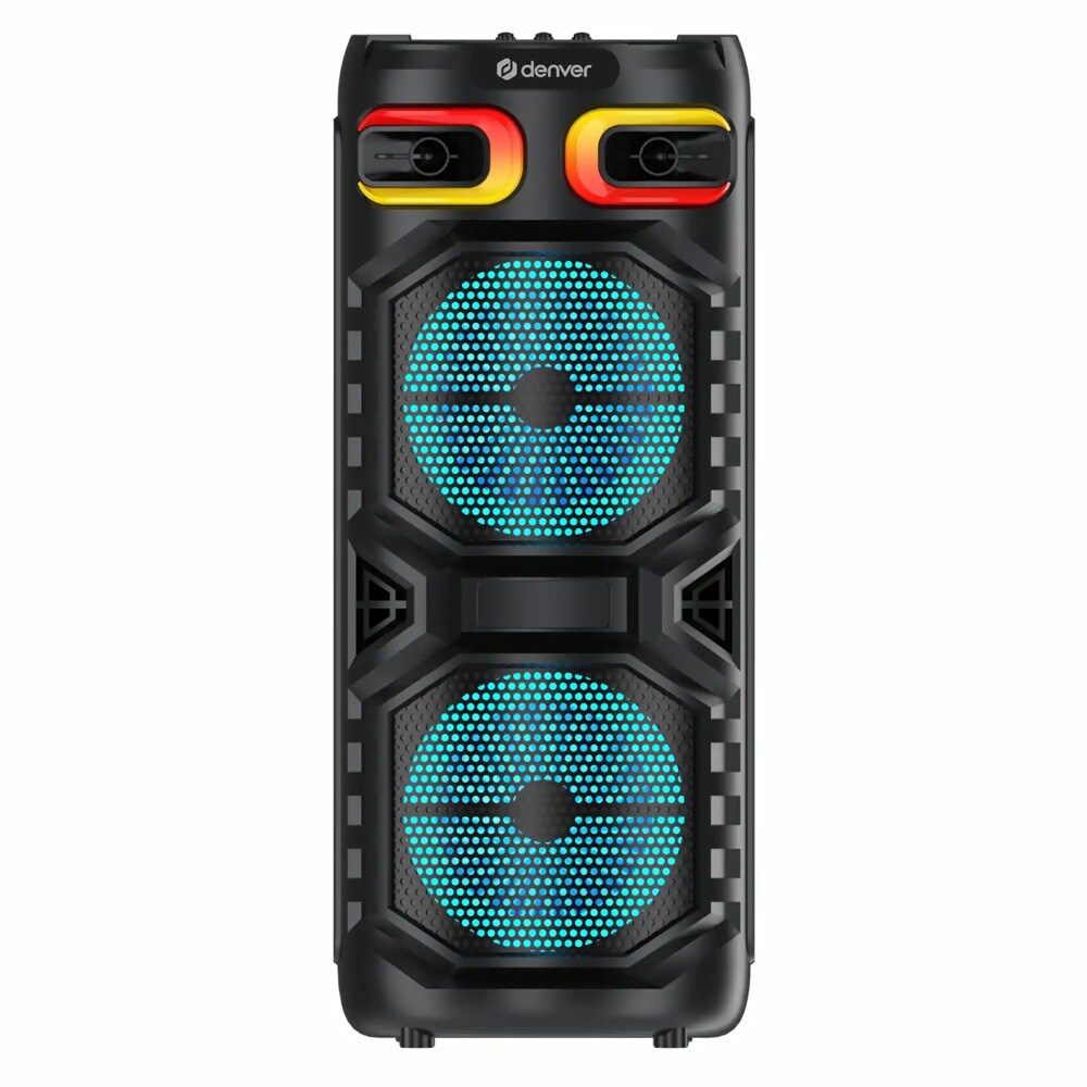Denver BPS-355 Partyhögtalare med LED / Bluetooth-högtalare / karaokehögtalare