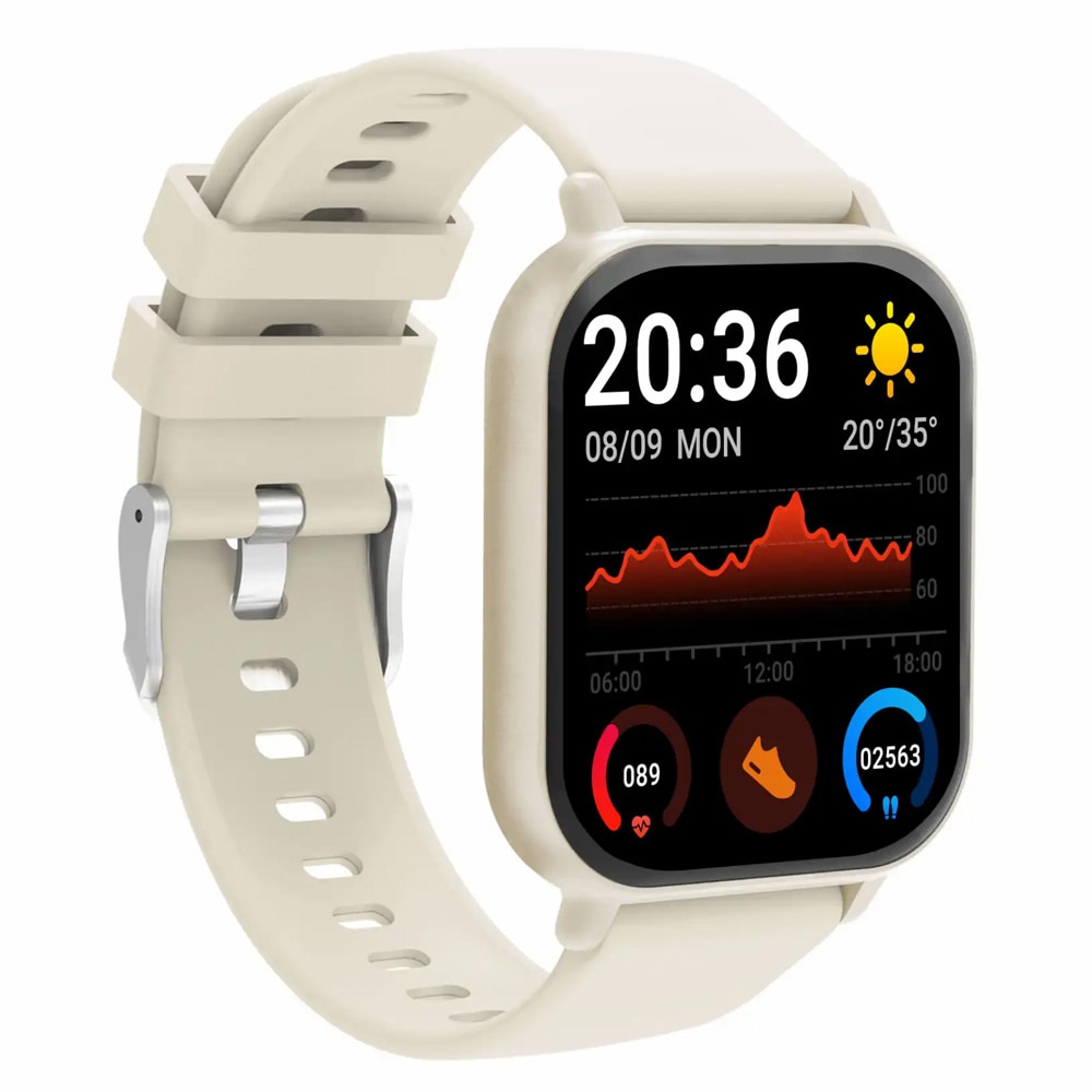 Denver SWC-176BE Smartwatch - Beige / aktivitetsklocka / träningsklocka