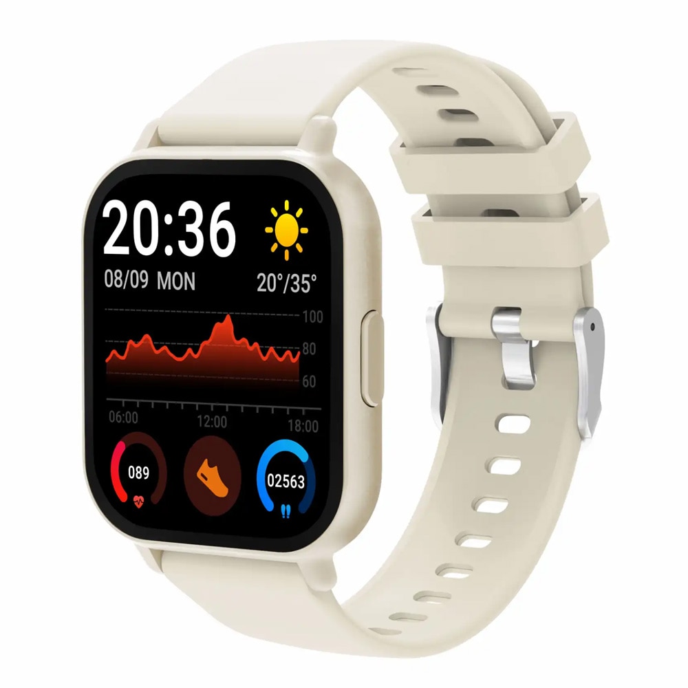Denver SWC-176BE Smartwatch - Beige / aktivitetsklocka / träningsklocka