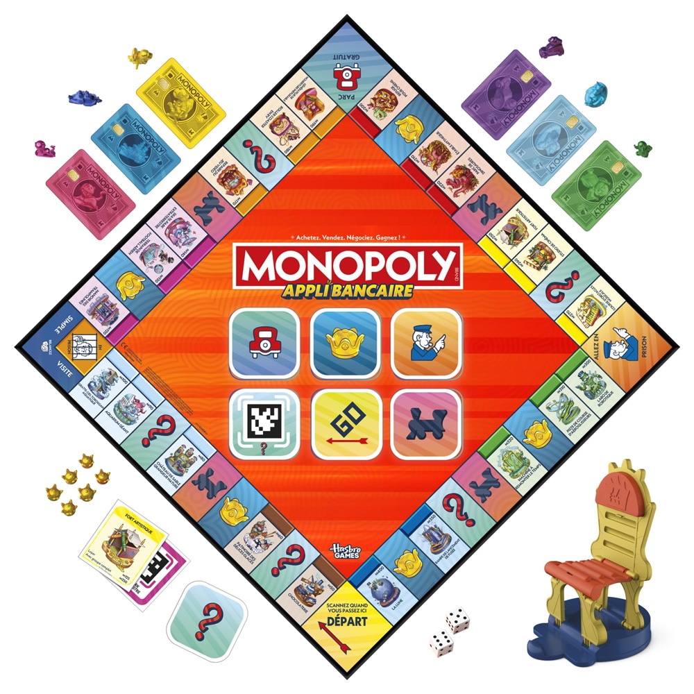 Monopol Mobile Banking / Monopoly med appbank / elektroniskt sällskapsspel