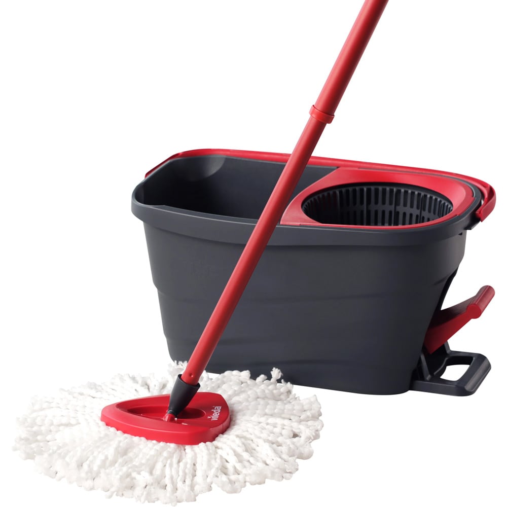 Vileda Turbo Smart Spinnmopp / spinnmopp med hink / mikrofibermopp