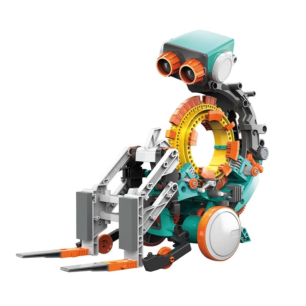 Construct & Create 5i1 Mechanical Coding Robot / mekanisk kodningsrobot / pedagogiskt byggprojekt