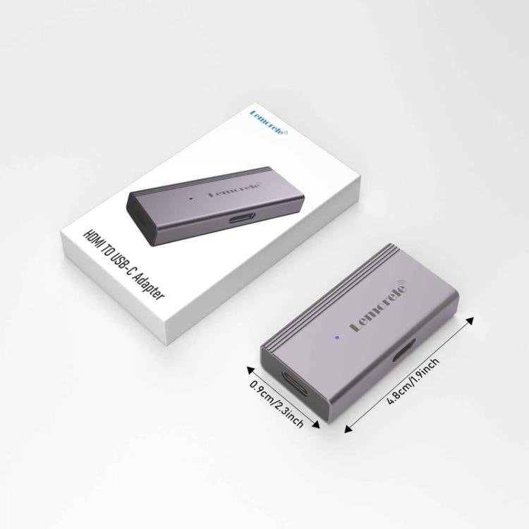 Lemorele LD48L USB-C-hubb / dockningsstation med 4K HDMI, PD-laddning, USB och SD/TF-kortläsare