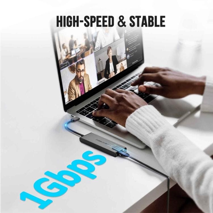Lemorele TC24L 5-i-1 USB-C-dockningsstation / USB-C-hubb med 4K HDMI, USB 3.0, USB 2.0 och 100 W PD