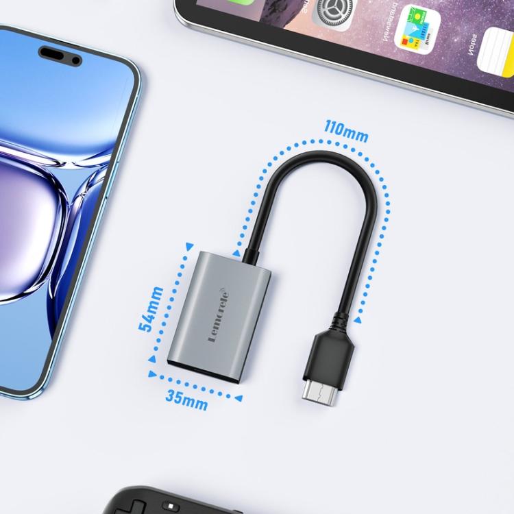 Lemorele Dockningsstation LD50 USB-C med HDMI 4K / USB-C-hubb / Multiportadapter