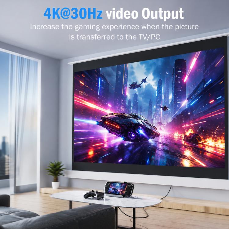 Lemorele Dockningsstation X23L 6-i-1 med HDMI 4K, kortläsare och 100W PD / USB-C-nav / PC-hubb