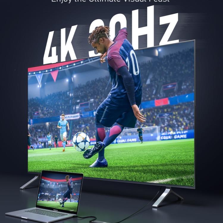Lemorele Dockningsstation TC97 USB-C med HDMI 4K, Gigabit Ethernet och PD-laddning / PC-dock / Hubb