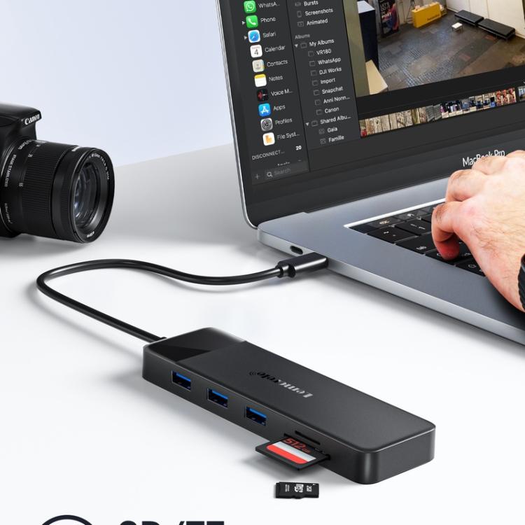 Lemorele Dockningsstation TC94 10-i-1 med dubbel HDMI, VGA och 100W PD / USB-C-docka / AV-hubb