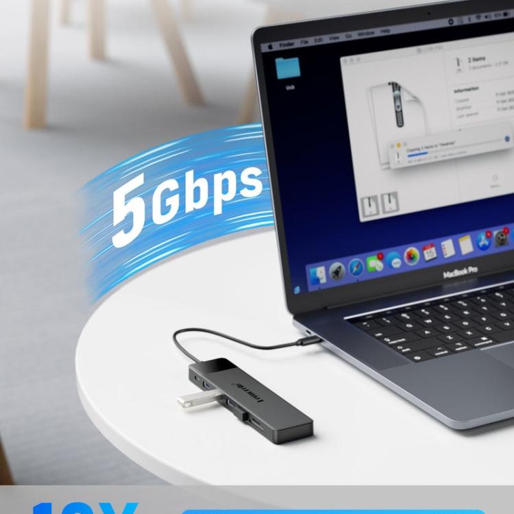 Lemorele Dockningsstation TC200 13-i-1 med HDMI, VGA och flera portar / USB-C-hubb / Multidock