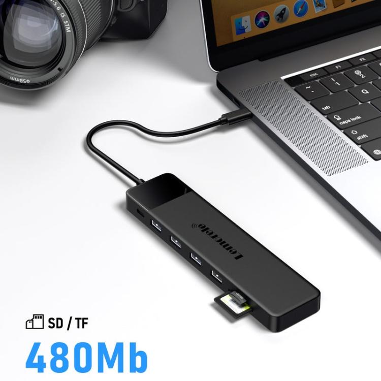 Lemorele Dockningsstation TC200 13-i-1 med HDMI, VGA och flera portar / USB-C-hubb / Multidock
