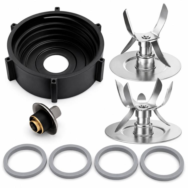 Reservdelar 8-i-1 till Oster Osterizer blender / 4- & 6-bladig kniv, drivkoppling, bottenring och packningar