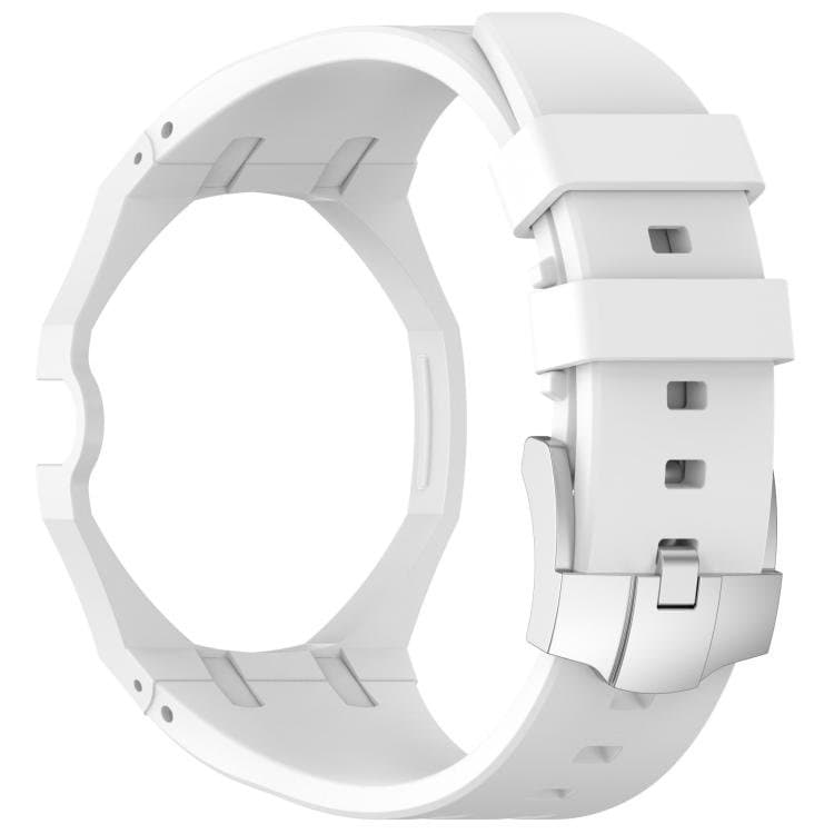 Klockarmband i silikon till Swatch Royal Pop / Audemars Piguet / silikonarmband med stiftspänne – Vit