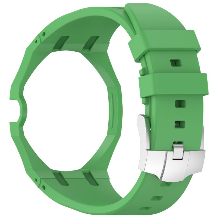 Klockarmband i silikon till Swatch Royal Pop / Audemars Piguet / silikonarmband med stiftspänne – Grön