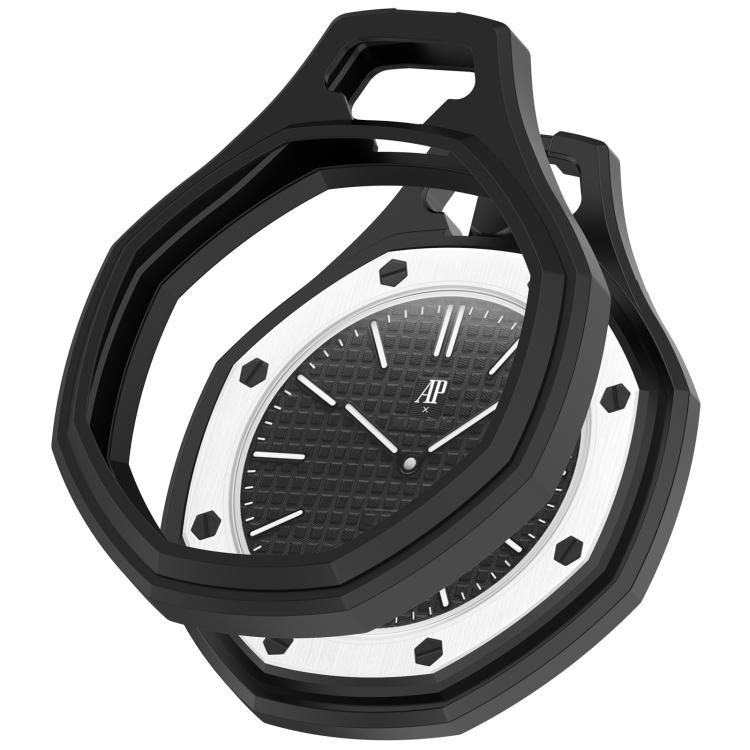 Skyddsskal till Swatch Royal Pop / Audemars Piguet / mjukt silikonskal för klocka – Svart