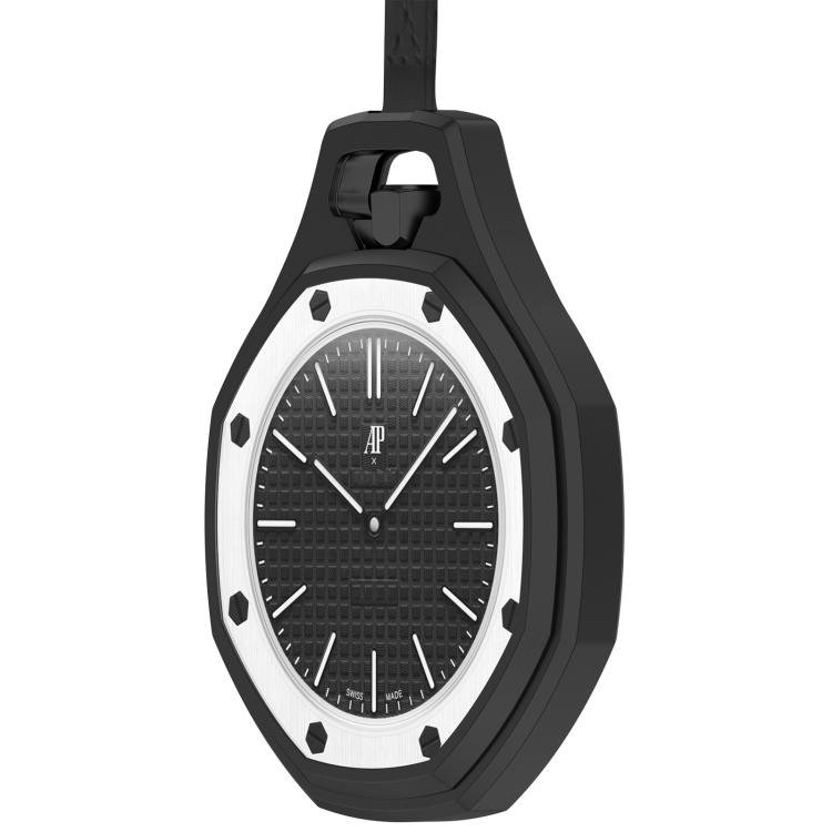 Skyddsskal till Swatch Royal Pop / Audemars Piguet / mjukt silikonskal för klocka – Svart