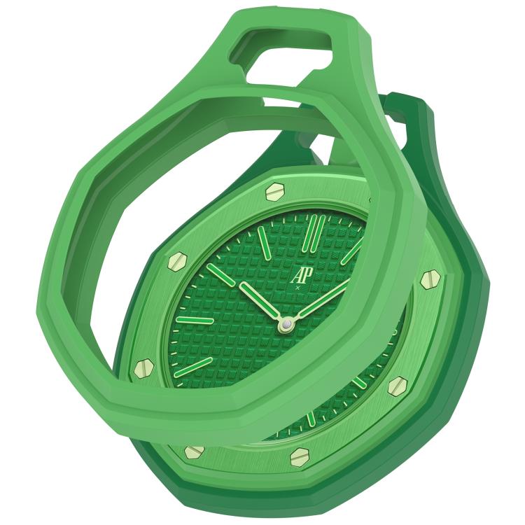Skyddsskal till Swatch Royal Pop / Audemars Piguet / mjukt silikonskal för klocka – Limegrön