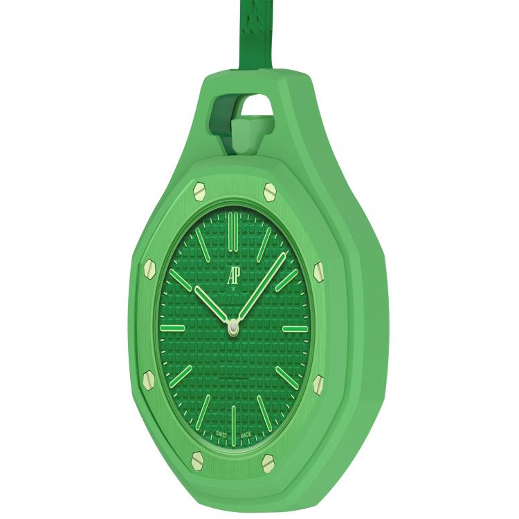 Skyddsskal till Swatch Royal Pop / Audemars Piguet / mjukt silikonskal för klocka – Limegrön