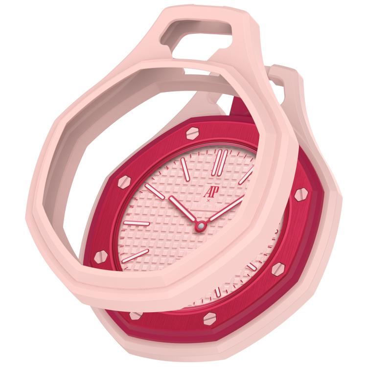 Skyddsskal till Swatch Royal Pop / Audemars Piguet / mjukt silikonskal för klocka – Rosa