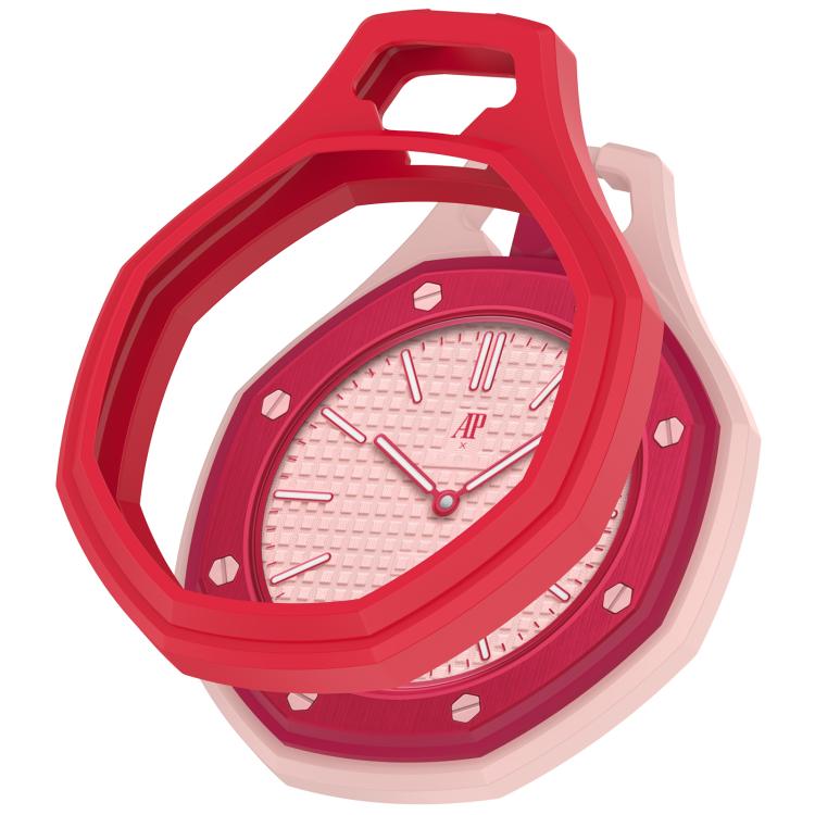 Skyddsskal till Swatch Royal Pop / Audemars Piguet / mjukt silikonskal för klocka – Röd