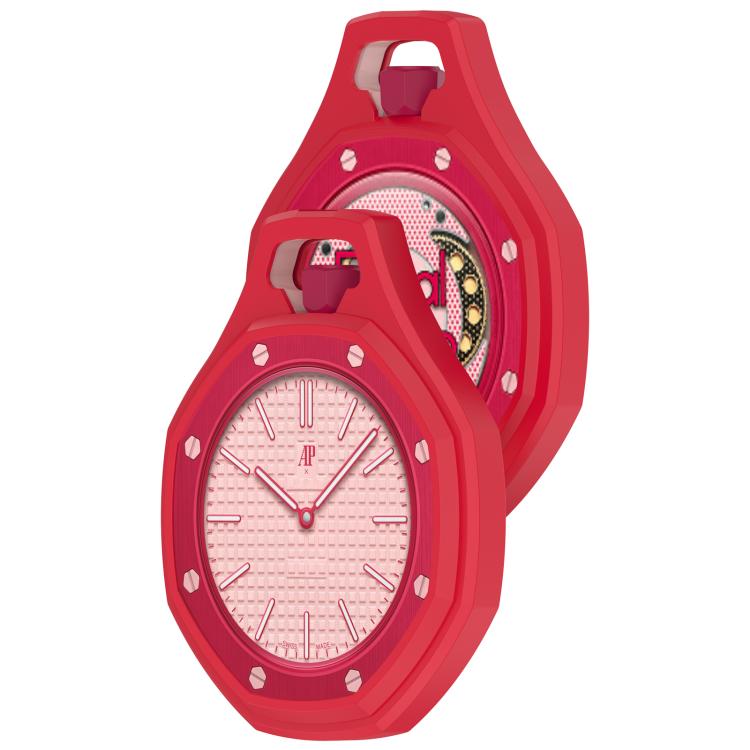 Skyddsskal till Swatch Royal Pop / Audemars Piguet / mjukt silikonskal för klocka – Röd