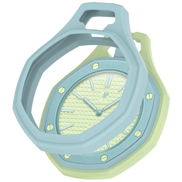 Skyddsskal till Swatch Royal Pop / Audemars Piguet / mjukt silikonskal för klocka – Ljusblå