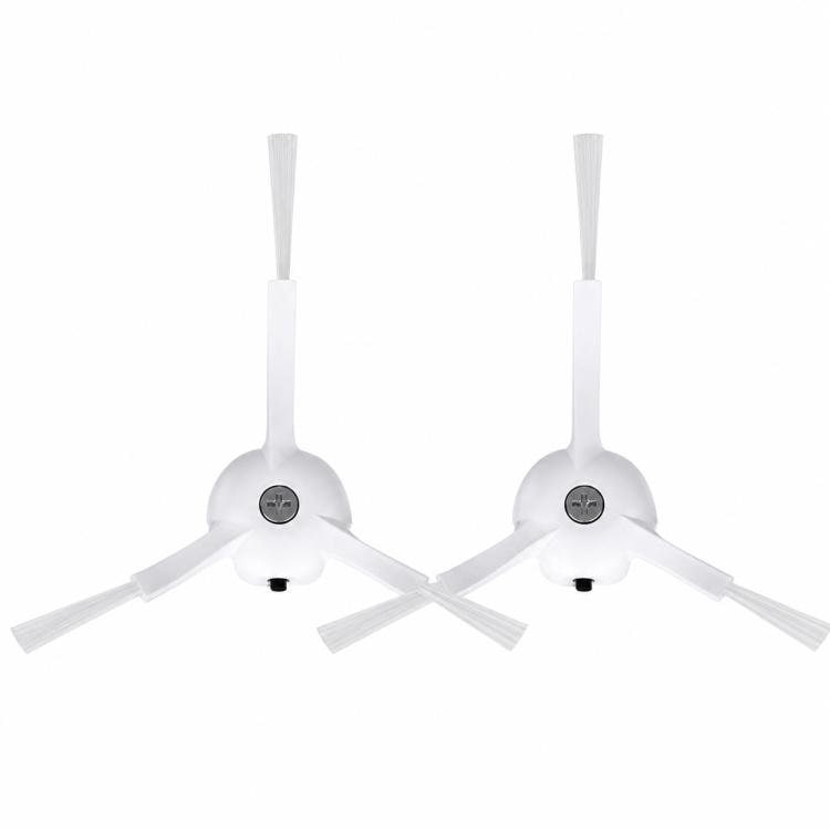 Sidoborste 2-pack till Roborock Q7 Max+/T8 Plus robotdammsugare - Vit / Kantborstar