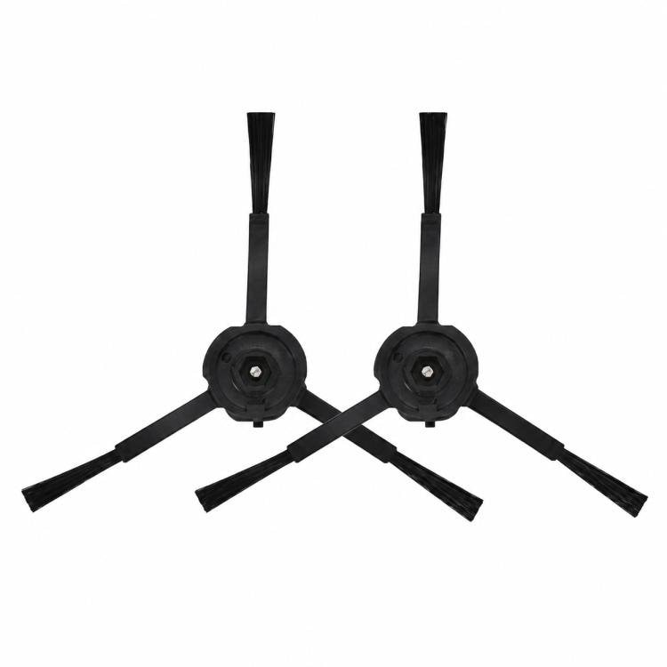 Sidoborste 2-pack till Roborock Q7 Max+/T8 Plus robotdammsugare - Svart / Kantborstar