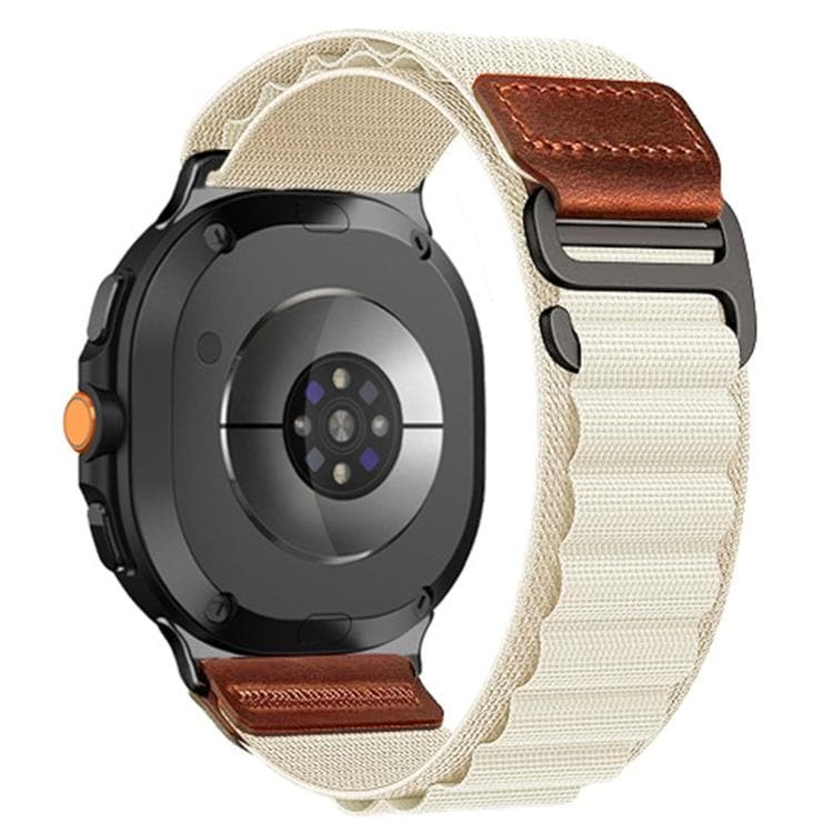Klockarmband i nylon till Galaxy Watch 8/9/8 Classic - Starlight / Nylonarmband / Looparmband